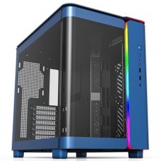 Gabinete Gamer Montech King 95, ARGB, Mid Tower, Vidro Temperado, ATX, Prussian Blue, Sem Fonte, Sem Fan