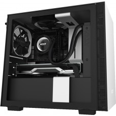 Gabinete Gamer NZXT H210, Mini Tower, Vidro Temperado, White, Sem Fonte, Com 2 Fans, CA-H210B-W1