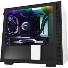 Gabinete Gamer NZXT H210i, Mini Tower, Vidro Temperado, White, Sem Fonte, Com 2 Fans, CA-H210I-W1