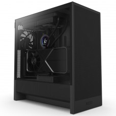 Gabinete Gamer NZXT H5 Flow, Mid Tower, Vidro Temperado, EATX, Sem Fonte, Com 2 Fans, Preto, CC-H52FB-01
