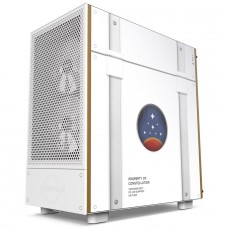 Gabinete Gamer NZXT H5 Flow Starfield, Mid Tower, Vidro Temperado, ATX, Branco, Sem Fonte, Com 2 Fans, CC-H51FW-01