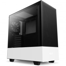 Gabinete Gamer NZXT H510 Flow, Mid Tower, Vidro Temperado, White, ATX, Sem Fonte, Com 2 Fans, CA-H52FW-01