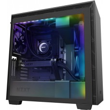 Gabinete Gamer NZXT, H710i, Mid Tower, Vidro Temperado, Black, Sem Fonte, Com 4 Fans