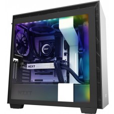 Gabinete Gamer NZXT H710i, Mid Tower, Com 4 Fans, Vidro Temperado, White, Sem Fonte, CA-H710I-W1