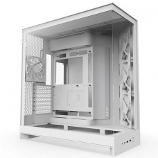 Gabinete Gamer NZXT H9 Flow, Mid Tower, Vidro Temperado, ATX, Sem Fonte, Com 4 Fans, Branco, CM-H92FW-01