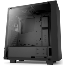 Gabinete Gamer NZXT S340 Elite, Mid Tower, Com 2 Fans, Vidro Temperado, Black, Sem Fonte, CA-S340W-B3