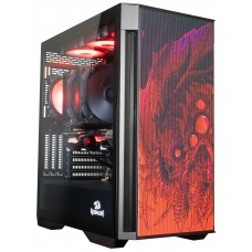 Gabinete Gamer ReDragon Infernal Dragon Strafe, Mid Tower, Vidro Temperado, Black, ATX, Sem Fonte, Sem Fan, GC-706IF
