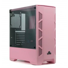Gabinete Gamer Redragon Starscream, Mid Tower, Vidro Temperado, Pink, Sem Fonte, Sem Fan, GC-610P