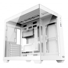 Gabinete Gamer Redragon Wideload Lite, Mid Tower, Vidro Temperado, ATX, White, Sem Fonte, Sem Fan, CA-604W