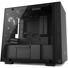 Gabinete Gamer NZXT H200, Mini Tower, Com 2 Fans, Vidro Temperado, Black, Sem Fonte, CA-H200B-B1