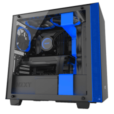 Gabinete Gamer NZXT H400I, Mid Tower, Com 3 Fans, Vidro Temperado, Sem Fonte, CA-H400W-BL