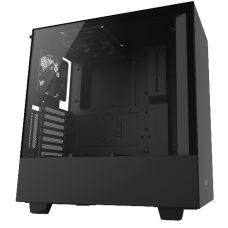 Gabinete Gamer NZXT H500I, Mid Tower, Com 2 Fans, Vidro Temperado, Black, Sem Fonte, CA-H500W-B1
