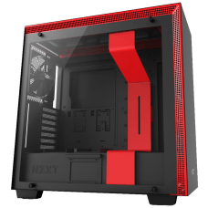 Gabinete Gamer NZXT H700, Mid Tower, Com 4 Fans, Vidro Temperado, Black-Red, Sem Fonte, CA-H700B-BR