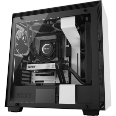 Gabinete Gamer NZXT H700i, Mid Tower, Com 4 Fans, Vidro Temperado, White, Sem Fonte, CA-H700W-WB