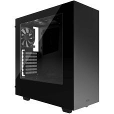 Gabinete Gamer NZXT S340, Mid Tower, Com 2 Fans, Vidro Temperado, Black, Sem Fonte, CA-S340W-B1