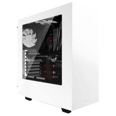 Gabinete Gamer NZXT S340, Mid Tower, Com 2 Fans, White, Sem Fonte, CA-S340W-W1