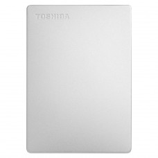 HD Externo Toshiba Canvio Slim 2TB, USB 3.0, Silver, Até 5Gb/s, HDTD320XS3EA