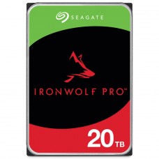 HD Seagate IronWolf Pro, 20TB, Sata III, 7200RPM, 256MB, 3.5, Aplicação em IA, ST20000NT001
