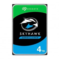 HD Seagate SkyHawk Surveillance, 4TB, 5400RPM, Cachê 256MB, 3.5, Para Segurança, Vigilância, ST4000VX016