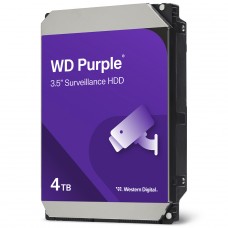 HD WD Purple Surveillance, 4TB, SATA III, 5400RPM, 256MB, WD43PURZ
