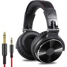 Headphone Profissional OneOdio Studio DJ PRO 10, Drivers De 50mm, 3.5mm/6.3mm, Preto