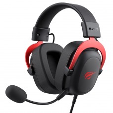Headset Gamer Havit, 3.5mm, Drivers de 53mm, Múltiplas Plataformas, Black/Red, HV-H2002D