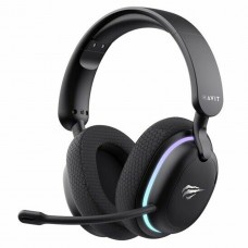 Headset Gamer Havit Fuxi-H7, Wireless, Bluetooth, RGB, Drivers de 40mm, Preto