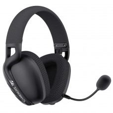 Headset Gamer Havit Quad-Mode Fuxi-H6, Wireless, Bluetooth, USB, 3.5mm, Drivers de 40mm, Preto, FUXI H6-BLK