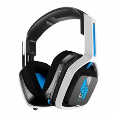 Headset Gamer Logitech Astro A20 Gen 2, USB, PS5/4, PC/MAC, White/Blue, 939-001877