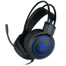 Headset Gamer Ninja Shadow, 3.5mm + USB, PC, Rainbow, Drivers 50mm, Black, GN-H02