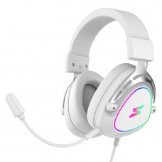 Headset Gamer SuperFrame Sound, Surround 7.1, Drivers de 50mm, RGB, USB, White, SF-HS-SD7CR3W - Open Box