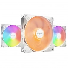 Kit Fan Com 3 Unidades Be Quiet Light Wings LX, ARGB, 140mm, PWM, Branco, BL128