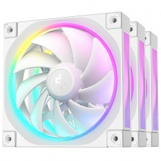 Kit Fan Com 3 Unidades DeepCool FL12 WH, ARGB, 120mm, PWM, Branco, R-FL12-WHAPN3-G