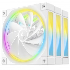 Kit Fan Com 3 Unidades DeepCool FL12R WH, ARGB, 120mm, Reverse, PWM, Branco, R-FL12R-WHAPN3-G