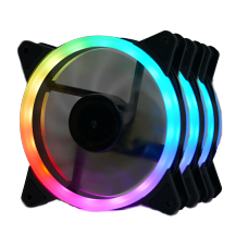 Kit Fan com 3 Unidades Redragon GC-F011, RGB, 120mm, Com Controladora, GC-F011