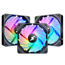 Kit Fan Com 3 Unidades SuperFrame Still, ARGB, 120mm, Com Controladora, Black, SF-02