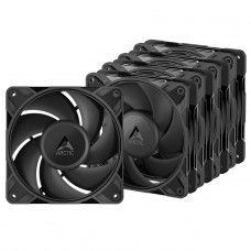 Kit Fan Com 5 Unidades Arctic P12 Pro PST, 120mm, PWM, Preto, ACFAN00307A