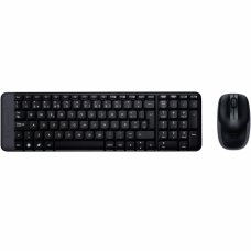 Combo Teclado e Mouse Logitech MK220 Sem Fio Black ABNT2, 920-004431
