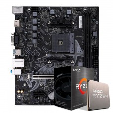Kit Upgrade, AMD Ryzen 5 5500X3D, Placa Mãe Colorful Battle-AX B550M-D PRO V14