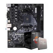 Kit Upgrade, AMD Ryzen 5 5600GT, Placa Mãe Colorful Battle-AX B550M-D Pro V14