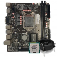 Kit Upgrade, Intel Core I3 6100, Placa Mãe Chipset H110