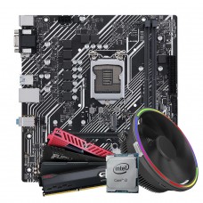 Kit Upgrade, Intel Core i3 10100 + Placa Mãe H510 + 8GB DDR4