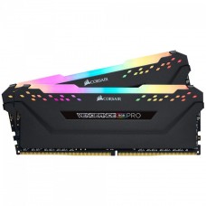 Memória DDR4 Corsair Vengeance RGB Pro, 32GB (2x16GB), 3200MHz, Preto, CMW32GX4M2E3200C16