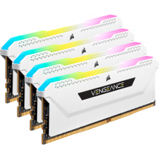 Memória DDR4 Corsair Vengeance RGB PRO SL, 32GB (4x8GB) 3200MHz, White, CMH32GX4M4E3200C16W