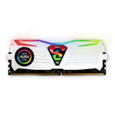 Memória DDR4 Geil Super Luce RGB, 8GB, 3600MHZ, White, GALWS48GB3600C18BSC
