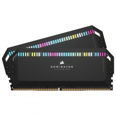 Memória DDR5 Corsair Dominator Platinum RGB, 32GB (2x16GB), Preto, 5600MHz, CMT32GX5M2X5600C36