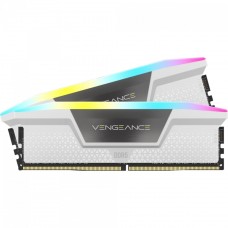 Memória DDR5 Corsair Vengeance RGB, 32GB (2x16GB), 5600MHz, Branco, CMH32GX5M2B5600C40W