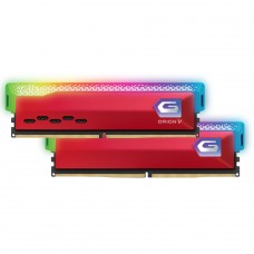 Memória DDR5 Geil Orion V, 32GB (2x16GB), 5200MHz, RGB, Racing Red, GVSR532GB5200C38BDC