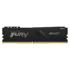 Memória Kingston Fury Beast, 16GB, 3600MHz, DDR4, Preto, KF436C18BB/16