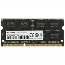 Memória Para Notebook DDR3 Hikvision, 8GB, 1600MHz, Black, HKED3082BAA2A0ZA1